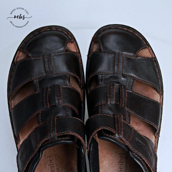 Josef Seibel Jeremy Moro Fisherman Sandals Brown Men EU 44, US‎ 10.5 main image 14